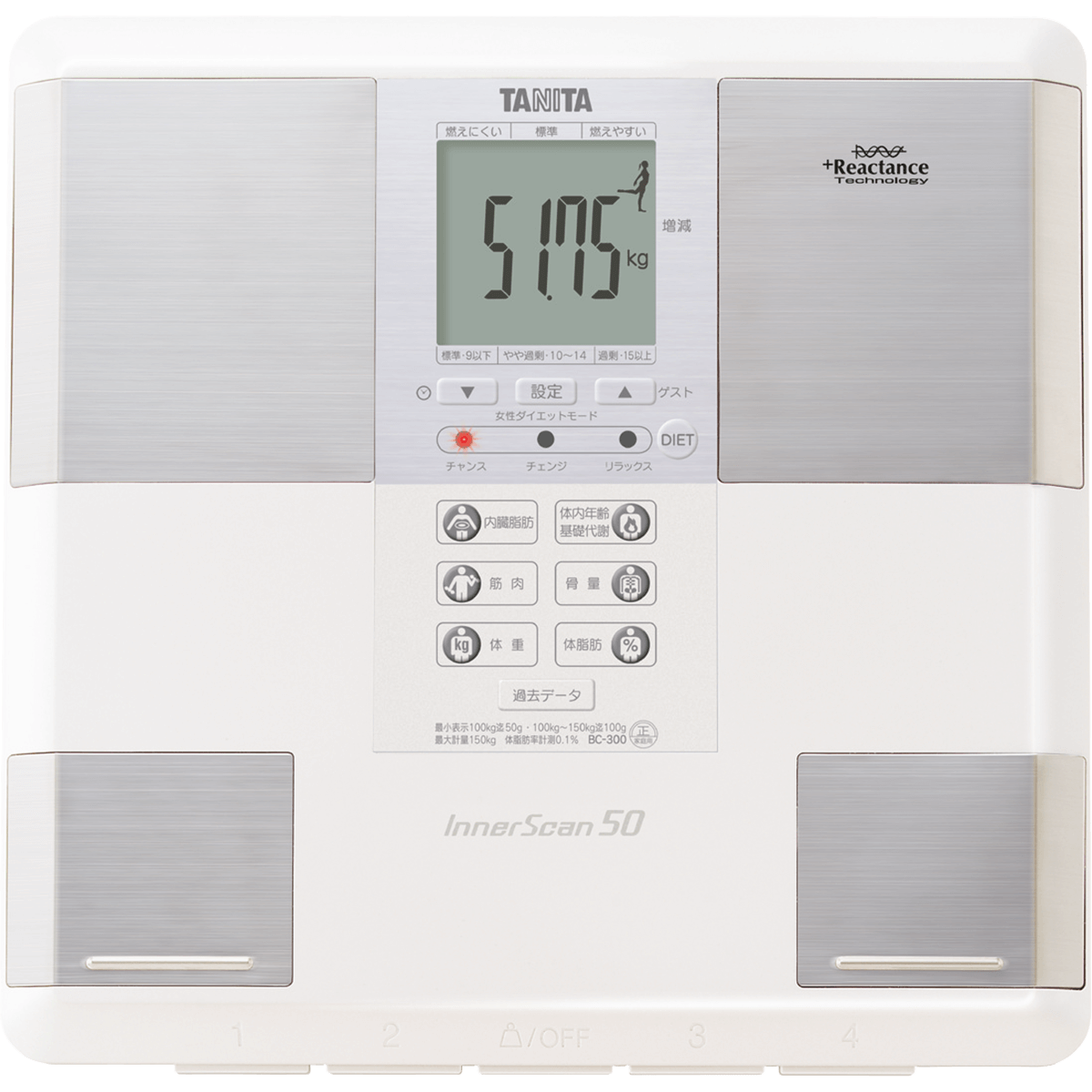 健康管理・計測計 TANITA BC-300-PR ヨドバシ.com - タニタ TANITA 体組成計 BC-300-PR（パール