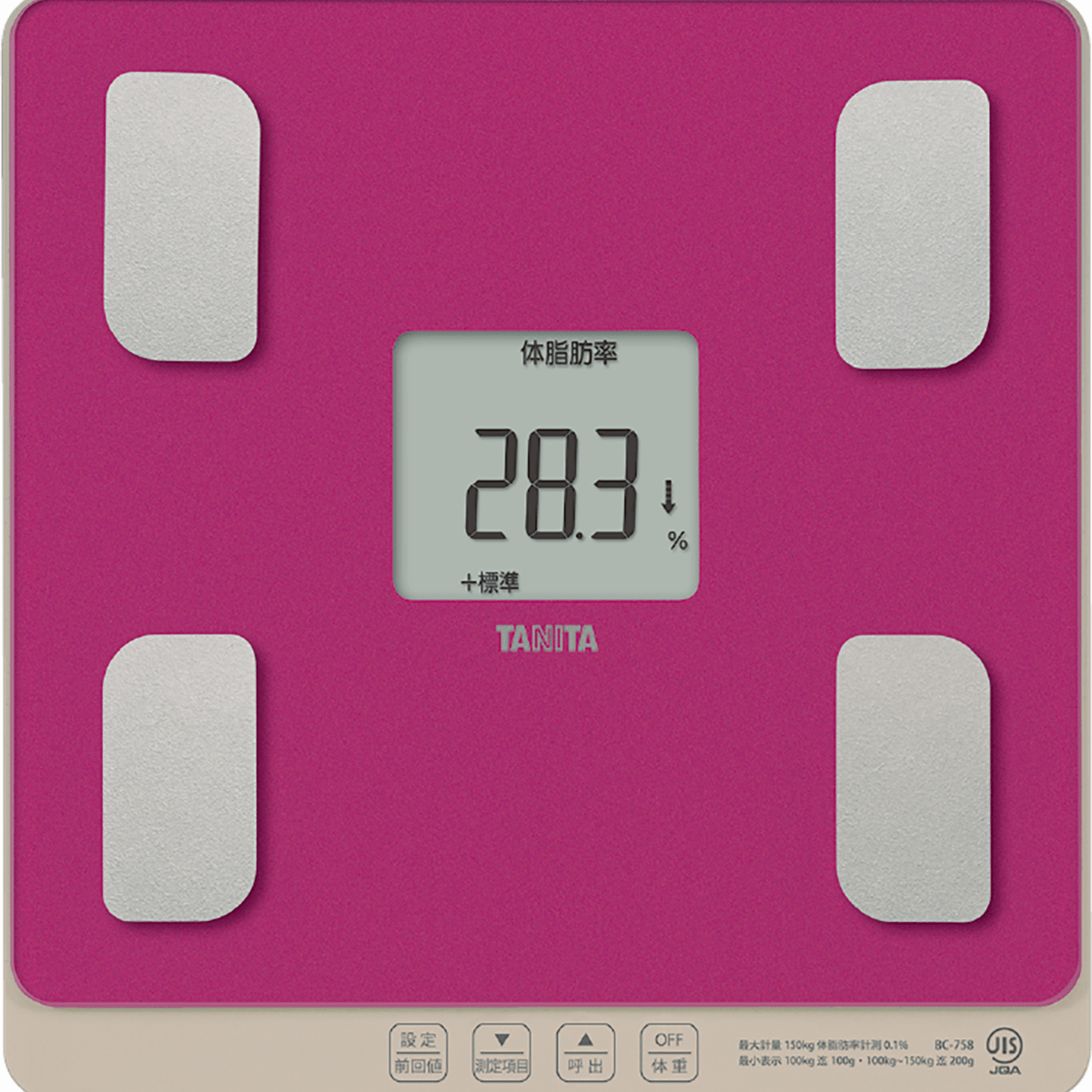 体組成計 BC-758 | タニタオンラインショップ
