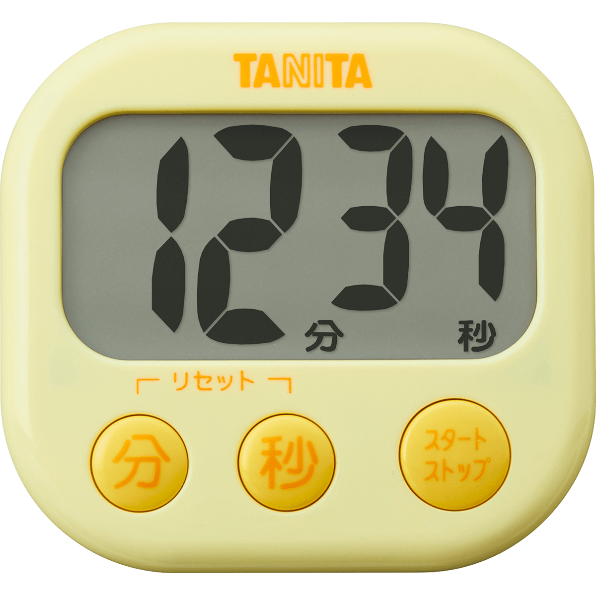 Tanita kitchen timer with magnet large screen TD-384-WH – WAFUU JAPAN