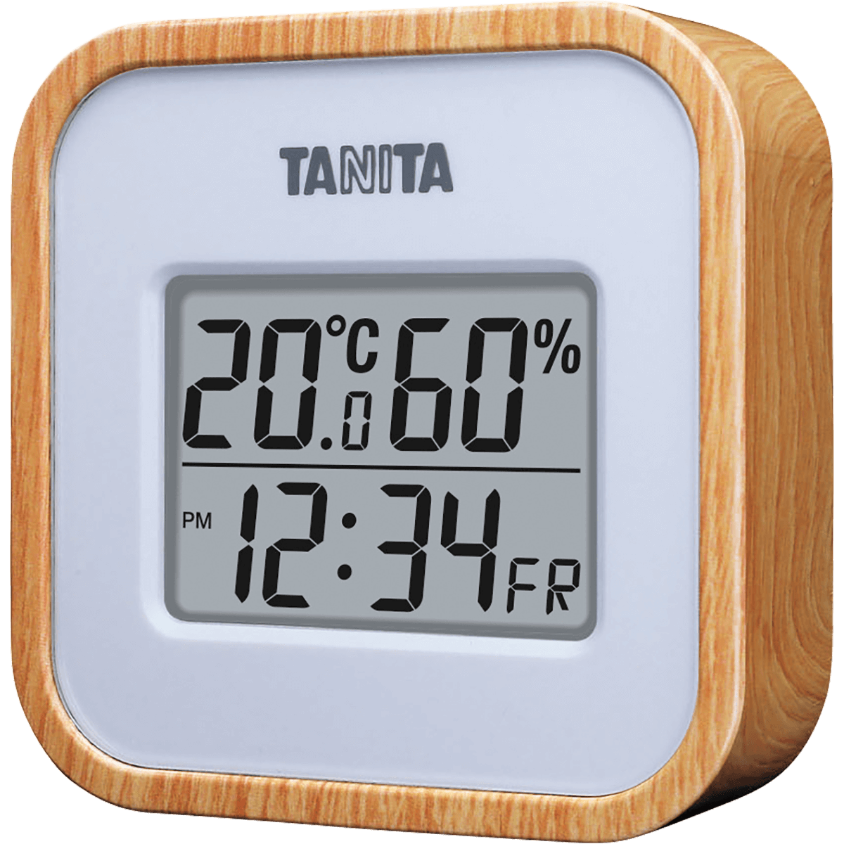 安心の実績 高価 買取 強化中 タニタ TT-571-NA ナチュラル デジタル温湿度計 CD：125329