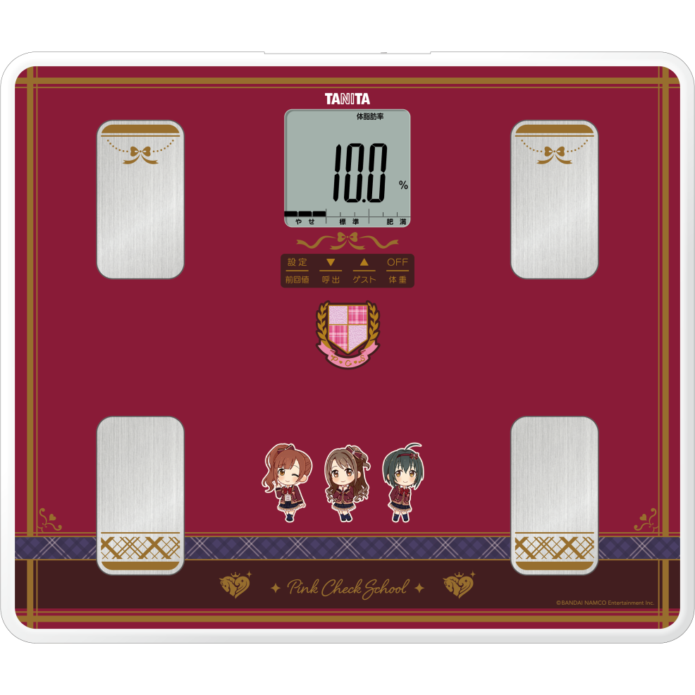 TANITA 音声体組成計ピンクチェックスクールモデル BC-203-IM01 音声体組成計BC-203 IM01｜タニタ | タニタ