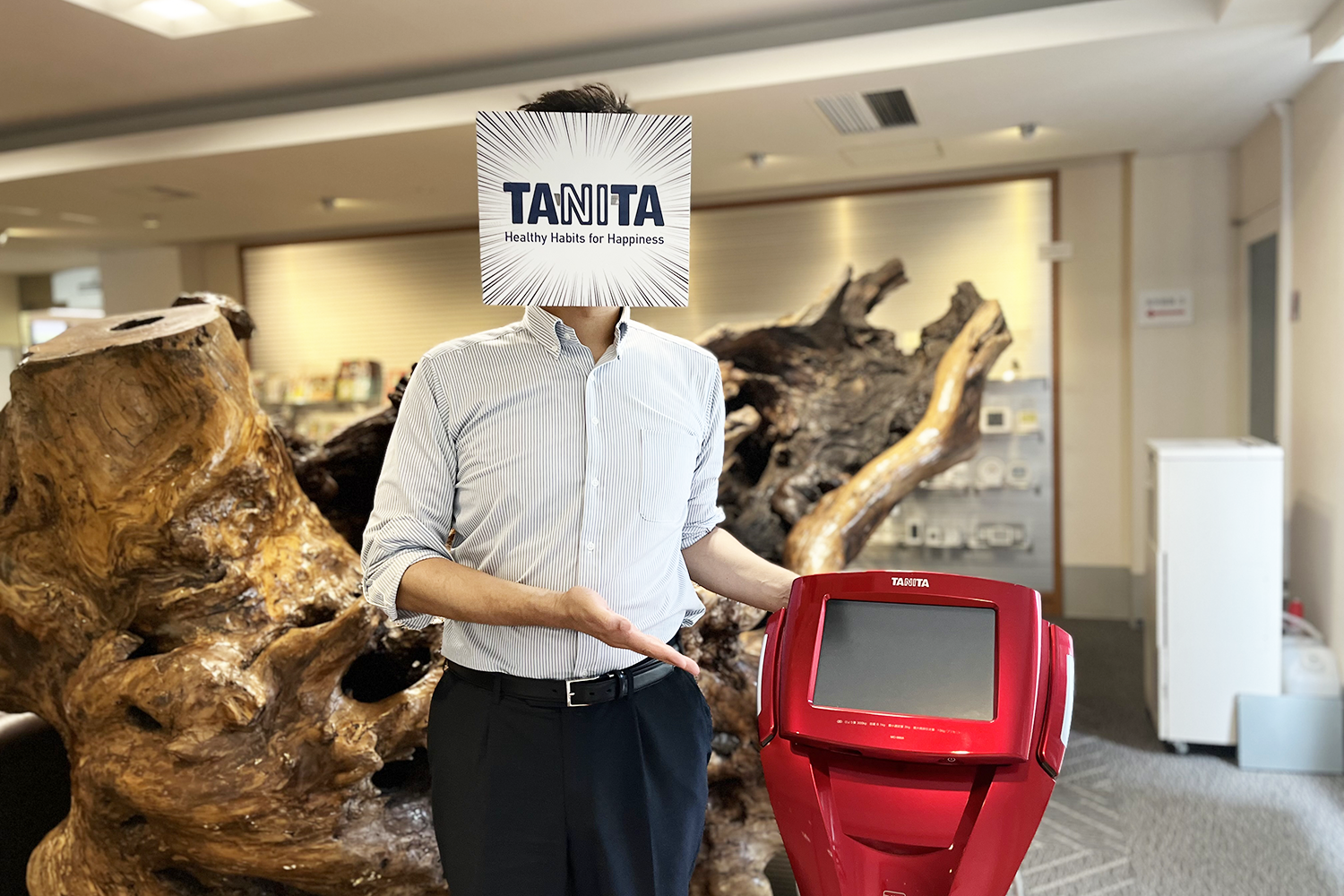 業務用体組成計とタニタ公式ツイッター担当者