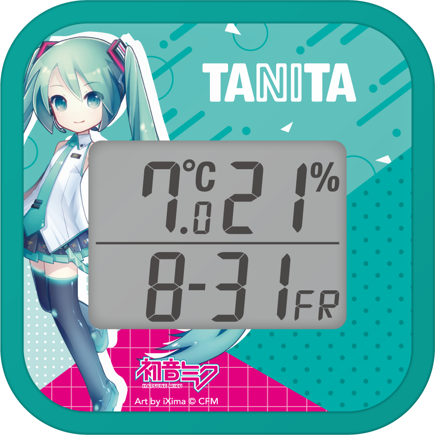 デジタル温湿度計 TT-CU-PI ピアプロキャラクターズモデル | タニタオンラインショップ ビットコイン株式ティッカーモニター デジタル時計  ビットコイン価格表示 多機能天気温度湿度個人写真再生WiFi