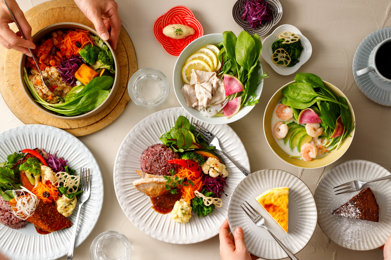 タニタカフェの食卓イメージ画像