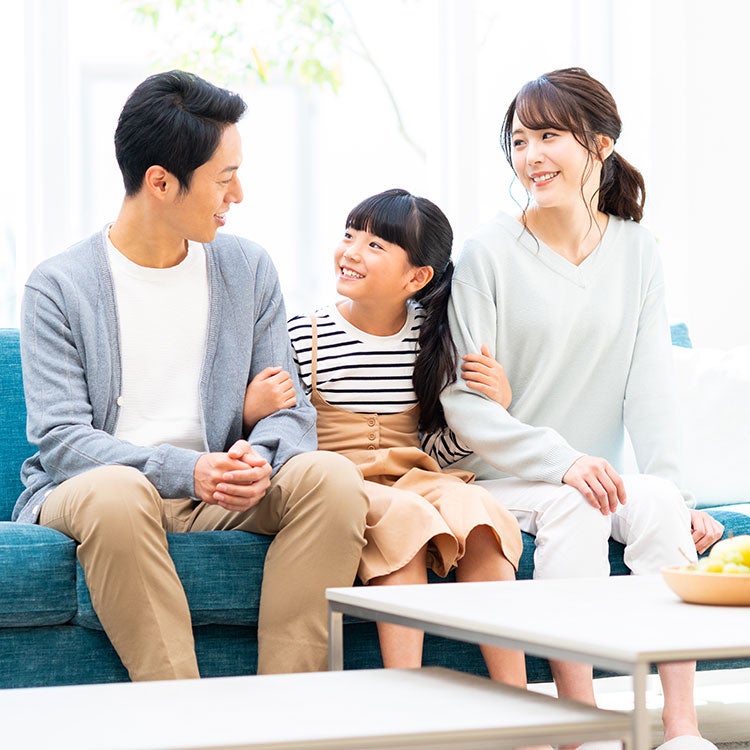 家族3人のイメージ画像