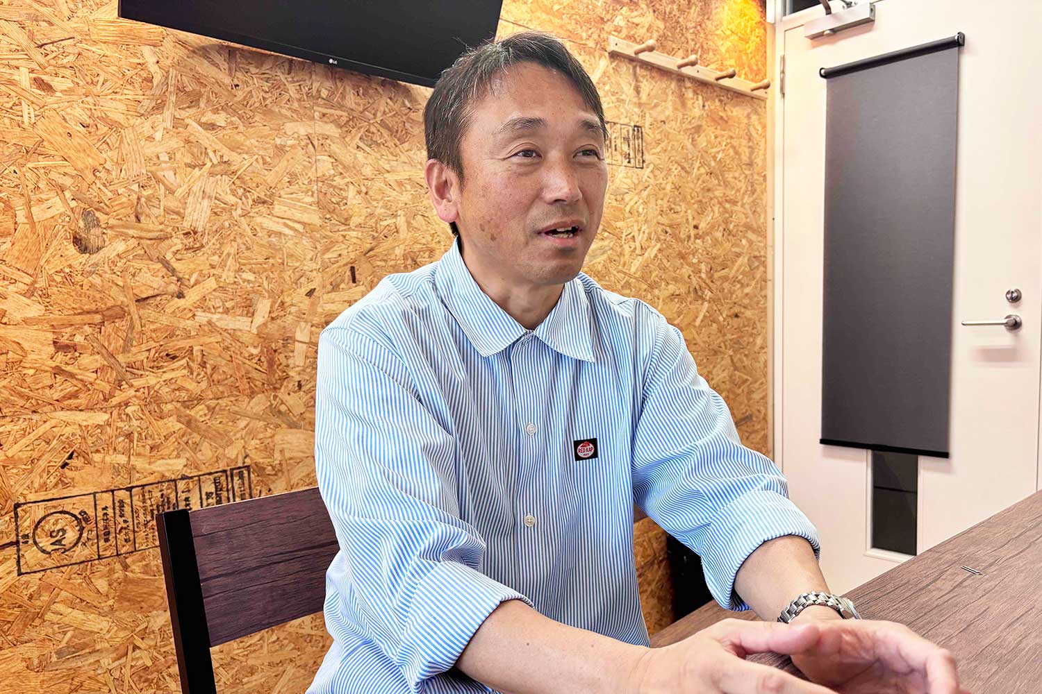 村山先生が話している様子
