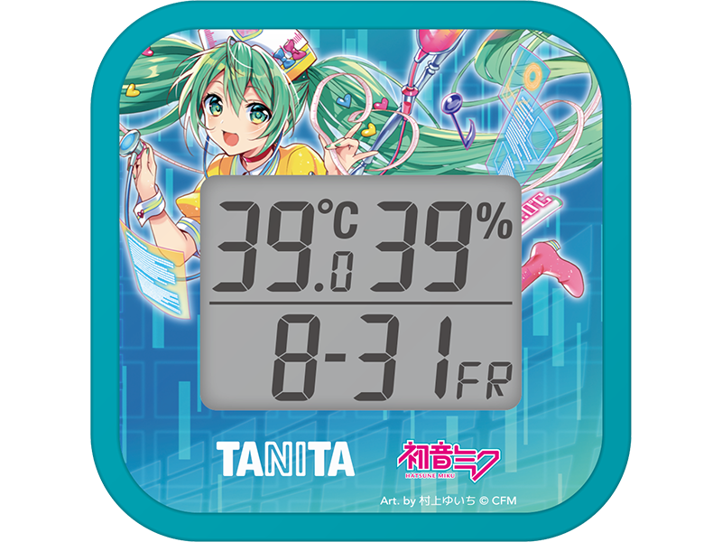 デジタル温湿度計 TT-CU 初音ミクモデル（ナースVer.） | タニタ