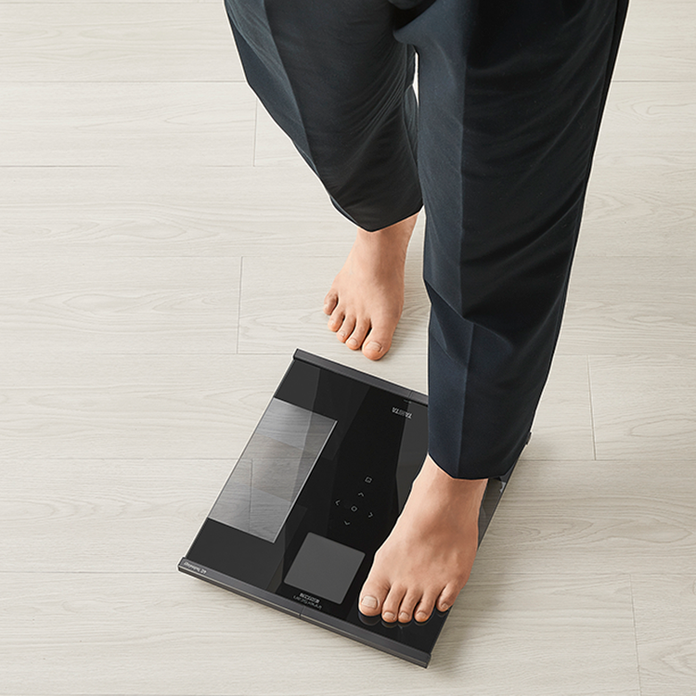 体組成計の使用画像