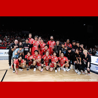 サントリーサンバーズ大阪の集合写真