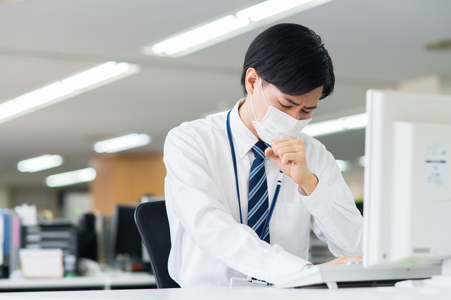 疲れている男性
