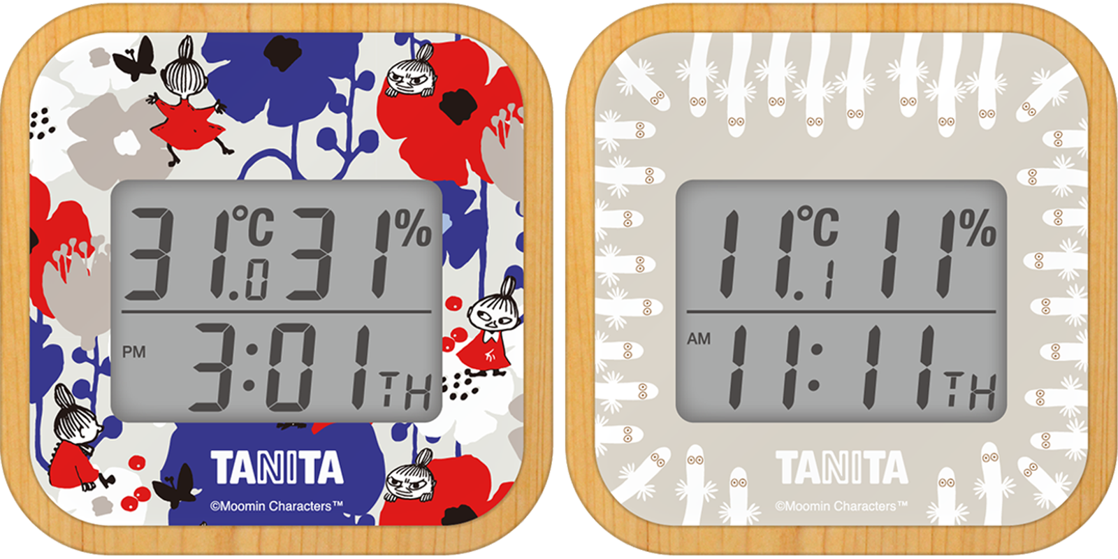 デジタル温湿度計 TT-CU ムーミンモデル | タニタオンラインショップ