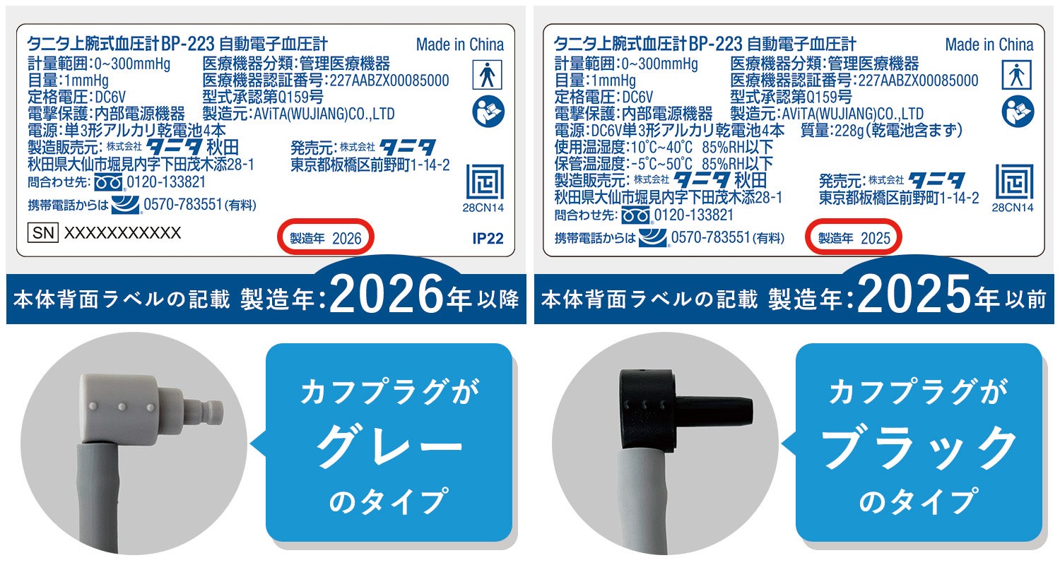 BP-223のカフプラグの画像
