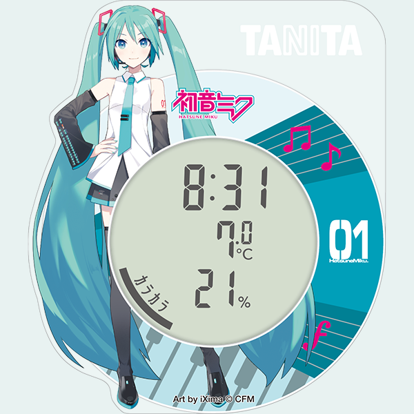デジタル温湿度計 TT-585 ピアプロキャラクターズモデル | タニタ