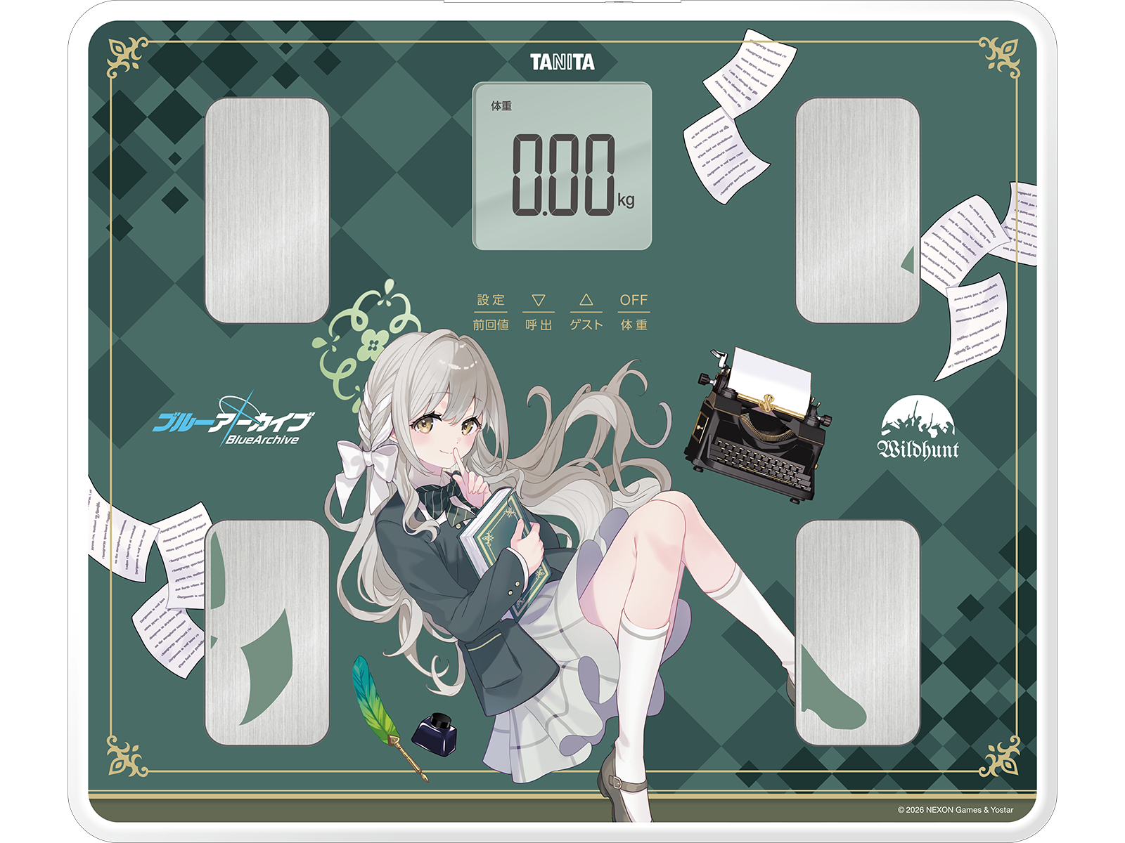 受注生産商品】音声体組成計 BC-204L ブルーアーカイブ 桜井ミヨモデル