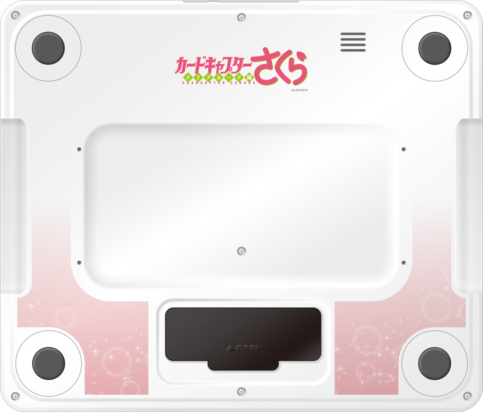音声体組成計 BC-204L カードキャプターさくらモデル 裏面