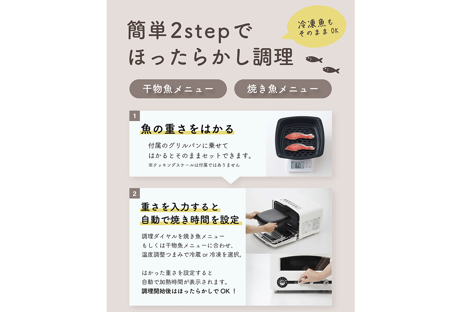 簡単2Stepでほったらかし調理