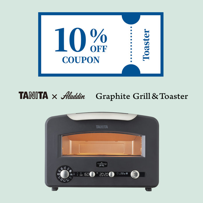 TANITA×Aladdin トースター発売記念キャンペーンのイメージ